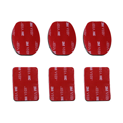 AGENT 8 Curved and Flat Mounts for GoPro